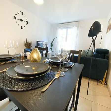 Apartment Blue Pearl - Parking - Gare Rer A 5 Min Corbeil-Essonnes